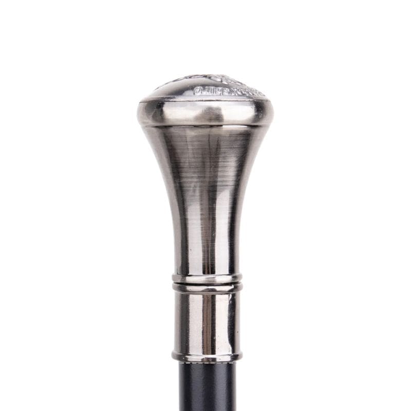 Canne Ancienne Pommeau Argent