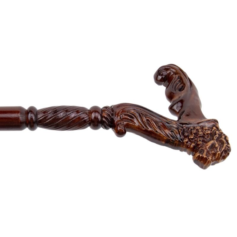 Canne de Marche en Bois pour Homme