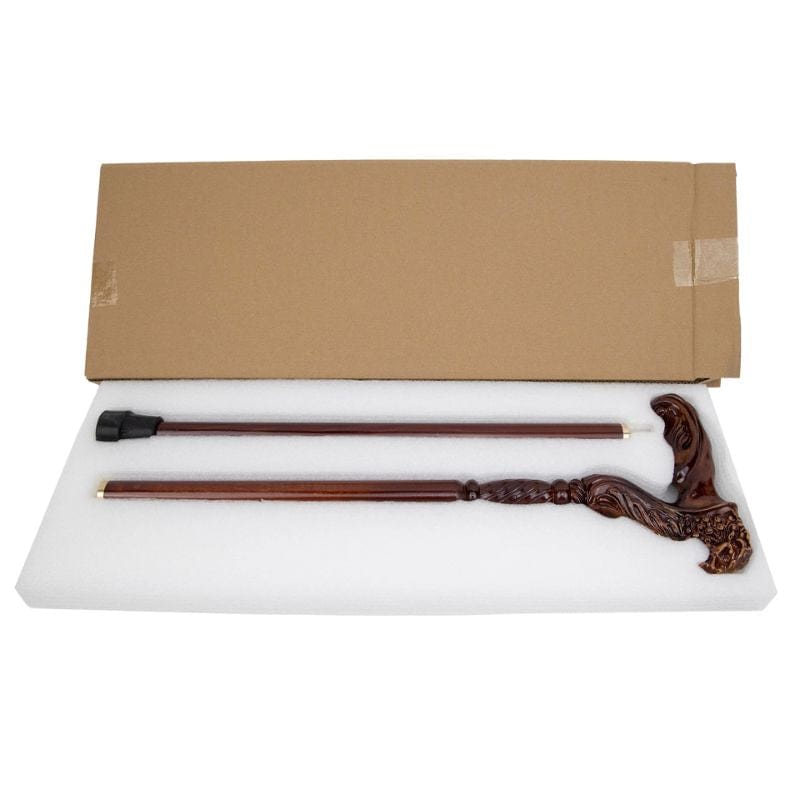 Canne de Marche en Bois pour Homme
