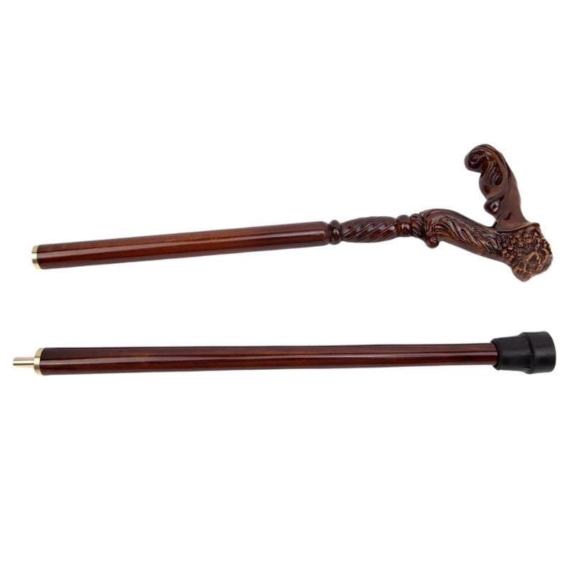 Canne de Marche en Bois pour Homme