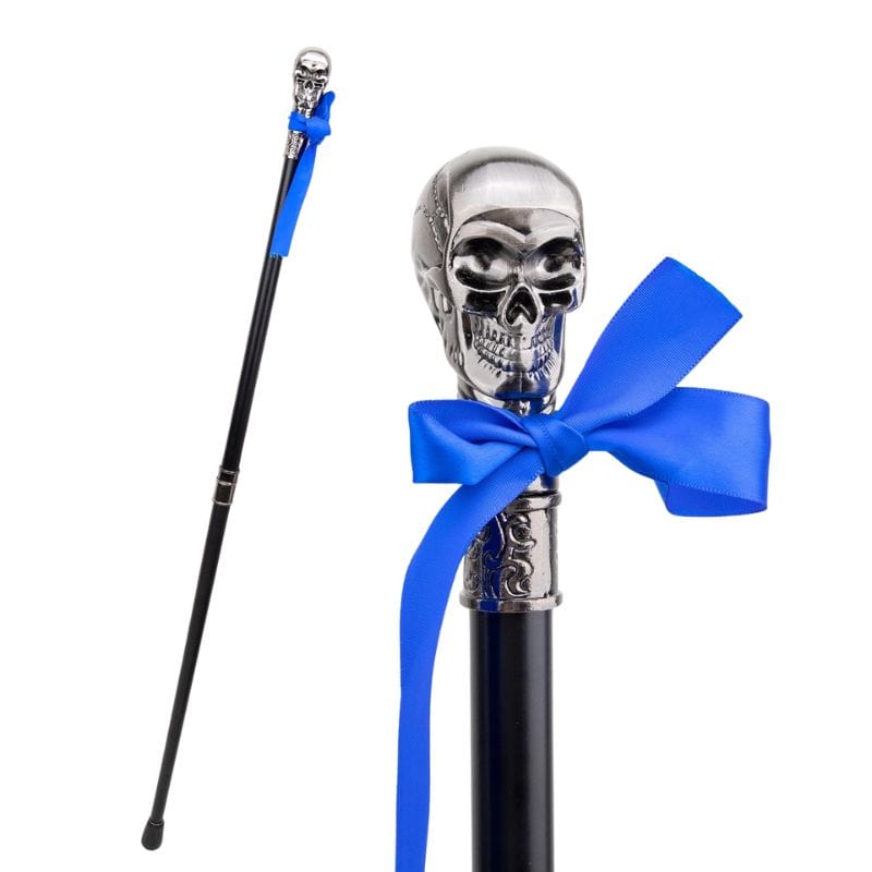Canne de Marche Pommeau Tête de Mort