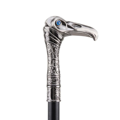 Ancienne Canne de Marche Tête Aigle