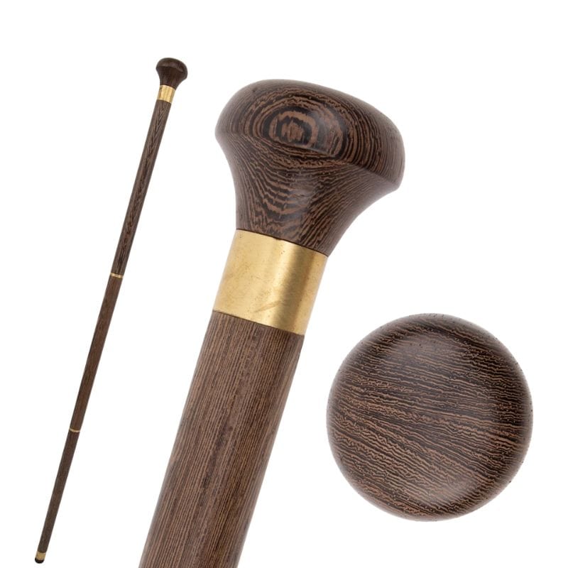 Bâton de Marche en Bois Artisanal