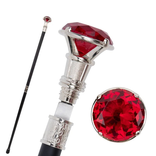 Canne de Marche Diamant Rouge