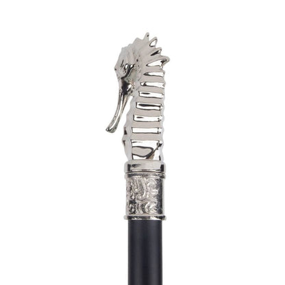 Canne Pommeau Hippocampe