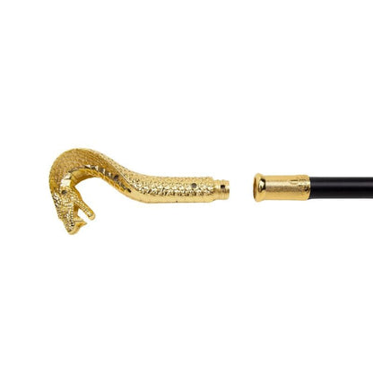 Canne Sculptée Serpent